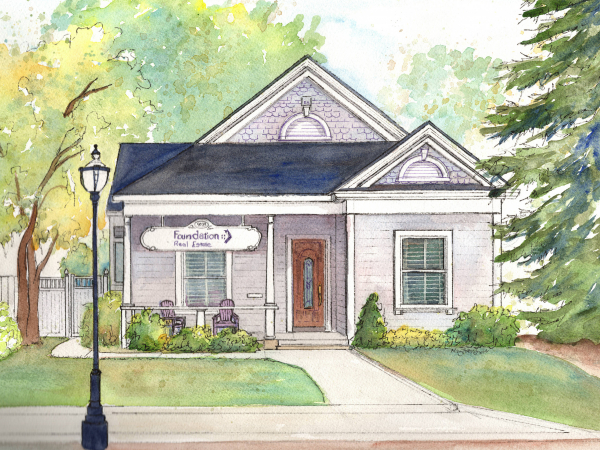 Place watercolor portrait