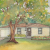 Custom Watercolor house painting 8"x 10"