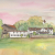Commissioned landscape in watercolor commissioned watercolor house sketch