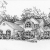Portrait of my house in ink