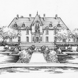 Oheka, House Wedding Venue Portrait